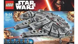Собираем Lego Star Wars 75105 Millennium Falcon Часть 2- Стрим