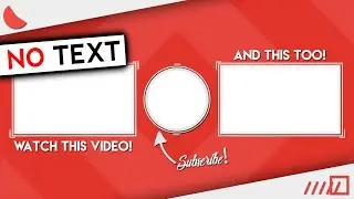 2D Red Outro Template #2 - No Text | After Effect, Blender, Sony Vegas, Kinemaster
