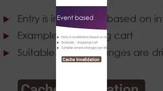 Cache Invalidation 