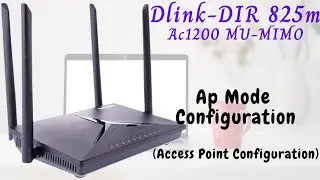 How to setup dlink dir 825 AC 1200 router as access point 