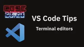 VS Code tips — Move terminal into full sized editors