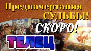 ТЕЛЕЦ 💯 СКОРО Предначертания СУДЬБЫ Какие События ВОРВУТСЯ в вашу жизнь Таро Расклад