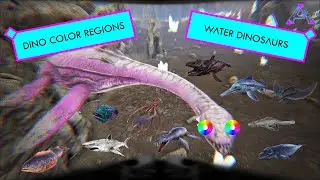 Ark - Dinosaur Color Regions - Water Dinosaurs