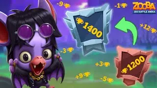 🦇Поднимаем Генри на 1400 кубков в Соло. Прокачиваем Генри на 16 Уровень в игре Zooba !!!