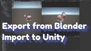 Export Blender model and import to Unity ✨animated critter modeling series