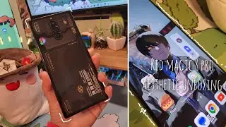 🔋Red Magic Pro 8 gaming phone unboxing | Genshin impact & cozy games | mini gameplay