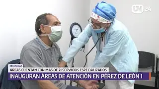 Inauguran áreas de atención en Pérez de León