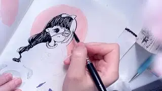 Рисую #DrawThisInYourStyle Challenge в скетчбуке І sketchbook