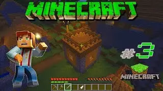 Minecraft - #3 - Как создать печь, уголь, факел и дом