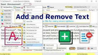 Add and Remove Text | Superfast & Powerful Text Processor Software | Text Processor | Pulkitsoft