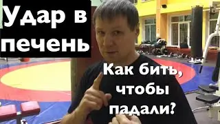 Удар в печень. Как бить, чтобы падали?