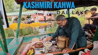 Kashmiri Kahva in Dal Lake #kashmir #dallake #kahva #jammukashmir 