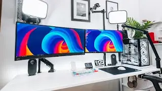Upgrading My Productivity/Streaming Desk Setup (EP.3) - Elgato Key Light & BenQ EX3415R