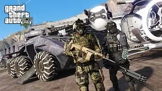 GTA 5 PLAY AS A COP MOD - FUTURISTIC ARMY POLICE FORCE!! SWAT Police Patrol! (GTA 5 Mods Gameplay)