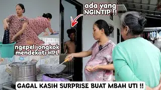 Someone peeked!?️failed to give a surprise to Mbah uti