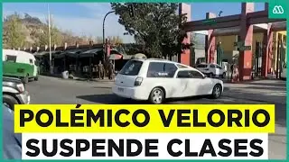 Polémica por funeral de “alto riesgo”: Colegio suspende clases en Talagante