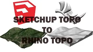How to Create a Topography in Rhino from SketchUp - UPDATED!