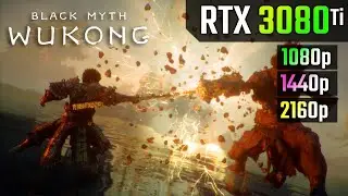 Black Myth: Wukong : RTX 3080 Ti - 1080p vs 1440p vs 4K (FSR)