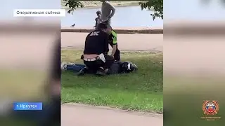 Лихач-мотоциклист столкнулся с иномаркой при попытке скрыться