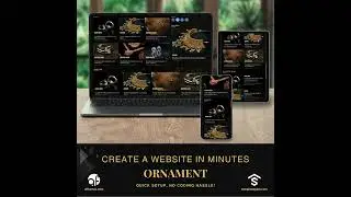 Create a Luxurious Site in Minutes! 🚀 Ornament's One-Click, No-Code Setup