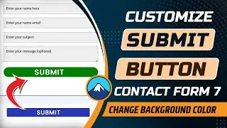 How to change submit button background color in contact form 7 | How to customize submit button