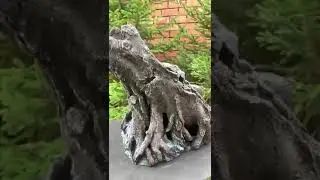 Искусственный камень из цемента в ландшафте