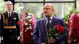 Чеченская делегация на похоронах Юрия Торшина в Москве