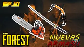 ¡ARMAS NUEVAS! UBICACION DE LA MOTOSIERRA Y KATANA EN THE FOREST EP.10 | The Forest