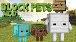 Minecraft: BLOKKIT PETS MOD - Make your own block army! (Block Pets mod)