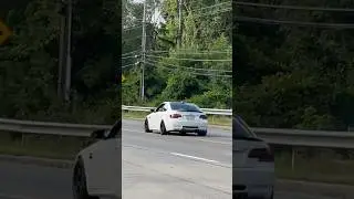 E92 BMW M3 Leaving a Car Show