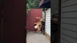 CUTEST Disney Character Exit EVER! Thumper & Miss Bunny! 
