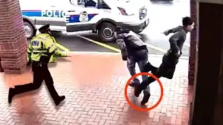 عجوز يساعد الشرطة في القبض على لص | مشاهد حدثت في الوقت المناسب بشكل لا يصدق