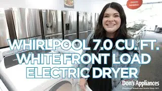 Whirlpool 7.0 Cu. Ft. White Front Load Electric Dryer