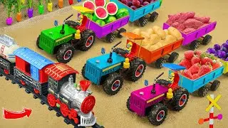 Diy tractor mini Bulldozer to making concrete road | Construction Vehicles, Road Roller