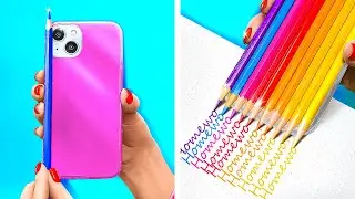 क्लास में फ़ोन छिपाकर कैसे ले जाये || सर्वाइवल गाइड! DIYस्कूल आईडियाज़ & पेरेंटिंग हैक्स123GO!TRENDSपर