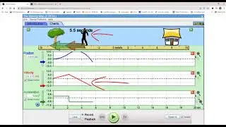 Kinematics Simulation: Moving Man