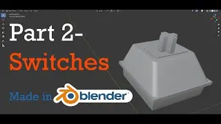 How to build a keyboard in Blender- part 2