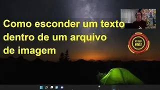 Como esconder um texto dentro de uma imagem