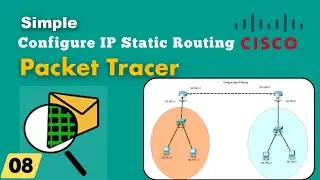 Configure IP Static Routing with 2 Routers Step-by-Step |  Cisco Packet Tracer