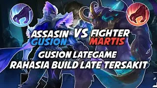 Gusion gameplay | lategame insane | lawan hyper martis siapa takut|MLBB