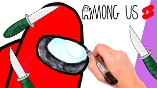 Как нарисовать Амонг Ас. How to draw Among Us