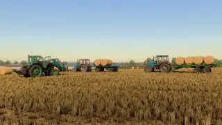 Farming simulator 22 / Карта Pyśkowice/ Збираємо тюки, вивозимо гній № 32