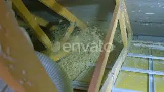 Thermal Insulation of House with Mineral Wool in Granules | Stock Footage - Envato elements