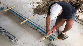 DRAINAGE, how to install CHANNEL DRAIN attaching to gutter pipe.  Source 1 Drainage review.