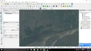 Rotate and Go to Coordinate in QGIS