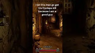 I let this man do cyclops because I am a good guy...  