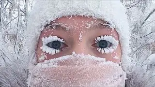 هكذا يستحم السكان فى أبرد مدينة فى العالم 🥶🥶 صعب جدااا !!