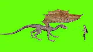 Green Screen Dragon Fight || like Game of Thrones