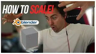 HOW TO SCALE  an object in Blender 4.1