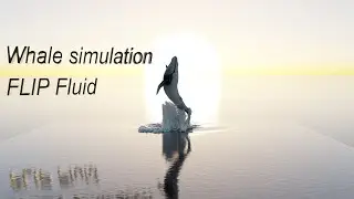 WHALE FLUID SIMULATION - 1TB of DATA - BLENDER 2.93 MANTA FLOW